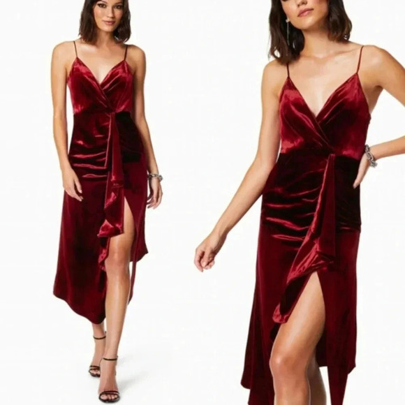 Ramy Brook Dresses & Skirts - Ramy Brook Juliana Velvet Surplice Dress